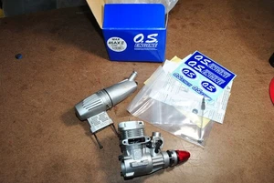 OS 46 .46 AX Two 2 Takt Nitro RC Modellflugzeug Motor mit Schalldämpfer schön! - Bild 1 von 11