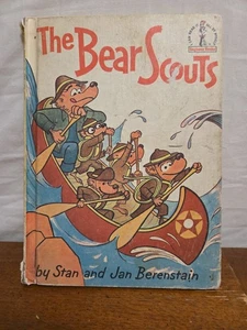 The Bear Scouts Stan and Jan Berenstain 1967 Book Club Edition tapa dura vintage - Imagen 1 de 6