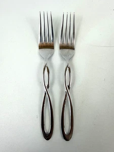 Cambridge Allusion Infinity 18/8 Edelstahl Besteck Tafelgabel 8" Posten x2 - Bild 1 von 5