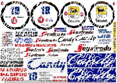 Vintage Decals 1/8 Toleman TG148 1984 Ayrton Senna----D197 - Bild 1 von 4