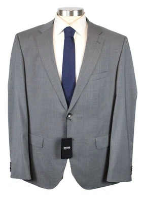 Hugo Boss Suit 48 R Mens Light Grey Wool Regular Fit Johnstons Lenon 2 Piece - Image 1 of 4