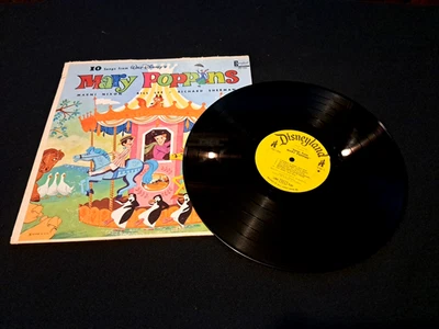 Álbum original de 1964 disco de vinilo LP de Walt Disney 10 canciones de Mary Poppins Foto 1 de 2