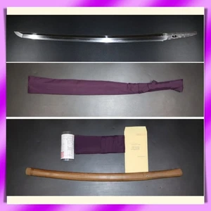 Wakizashi 脇差 „ Mumei “ 無銘 Japanisches Echt Schwert 54,7 cm Shirasaya Antik KATANA 刀 - Bild 1 von 24