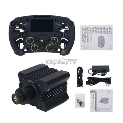 MOZA R12 V2 12Nm Direct Drive Wheel Base + FSR2 Formula Steering Wheel + Paddles - Image 1 of 4