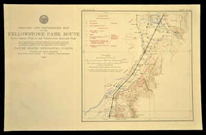 1915 Union Pacific Railroad Map Idaho Falls Ammon Sunnydell Blackfoot Wapello - Picture 1 of 6