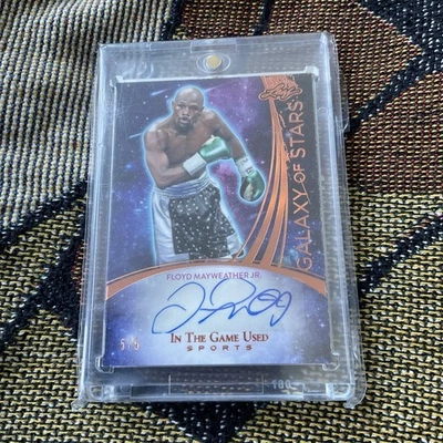 2024 Leaf ITG Galaxy Red /5 Floyd Mayweather Jr #GS-FM1 Auto - Image 1 of 3