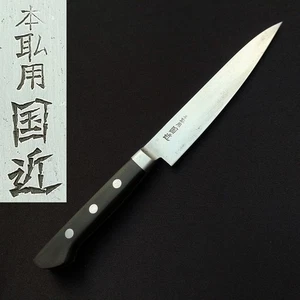 Cuchillo pequeño de 4,7 pulgadas Kunichika cuchillo de cocina japonés doble bisel "Envío gratuito" - Imagen 1 de 10