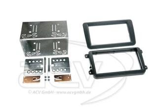 SKODA SEAT VW GOLF V Plus Autoradio Blende Doppel DIN KOMPLETTSET 381320-10 ACV - Bild 1 von 1