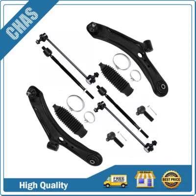 For 2007-2013 Suzuki SX4 10Pieces Control Arm And Ball Joint Sway Bar End Link - Image 1 of 4