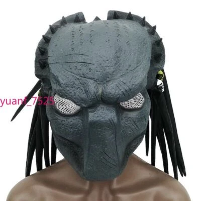 Alien vs Predator Latex Mask Predator Cosplay Mask Helmet Party Props Halloween! - Image 1 of 4