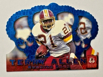 Terry Allen 1996 Pacific Crown Royale BLUE PARALLEL #CR-51 Washington Redskins - Image 1 of 2
