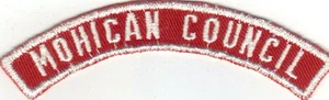 BOY SCOUT MOHICAN COUNCIL RED & WHITE HALF STRIP 1/2RW - Picture 1 of 1