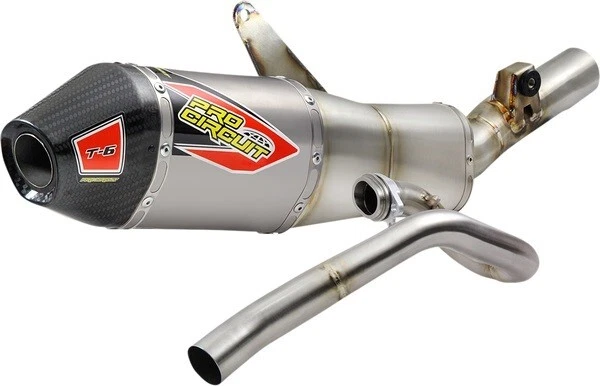 Sistema de escape de acero inoxidable Pro Circuit T-6 Honda CRF450RX SE ADAPTA A 2021 A 2025 Foto 1 de 1