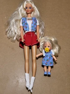 Barbie Doll & Kelly Vintage 1995 Shoppin Fun Dolls C283 - Picture 1 of 12