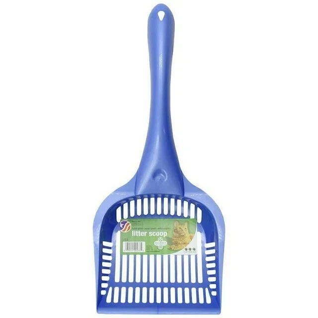 Van Ness Plastics Cat Litter Scooper Extra Giant Scooper Long Handle Blue 15.5" - Image 1 of 1