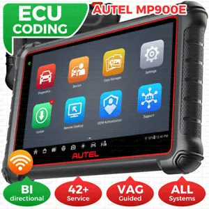 Autel MaxiPRO MP900E Bidirectional Car Diagnostic Scan Tool Advanced ECU Coding - Picture 1 of 12