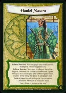 L5R CCG GE Gold Edition Hantei Naseru - Picture 1 of 1