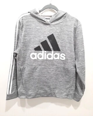 Adidas Youth Pullover Cotton Blend Fleece Hoodie Sweatshirt 8, 10/12, 14/16, 18/ - Image 1 of 4