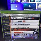 Original XBOX Game Lot Of 10 : Forza , NHL , Burnout Ghost Recon , PGA 07 - WORK