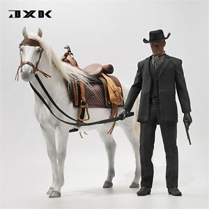 JXK 1/6 Horse Model Animal Figure Soldier Accessory Scene GK Decoration Gift Toy