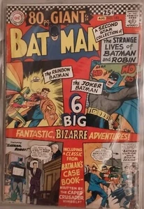 VINTAGE DC COMIC BOOK 1967 BAT MAN 80 PAGE GIANT ISSUE #187 - Picture 1 of 1
