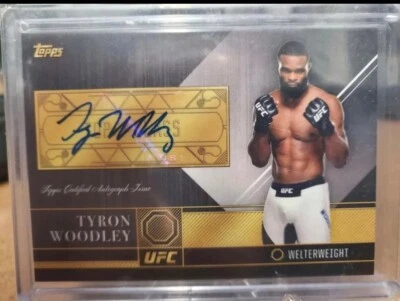 Tyron Woodley 2016 Top of Class Auto!! - Image 1 of 2