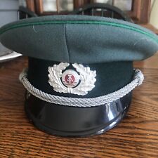 East German Army NVA officer visor hat cap size 54