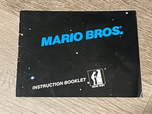 Mario Bros. Arcade Manual de Instrucciones Folleto Solo Nintendo Nes Auténtico - Imagen 1 de 3