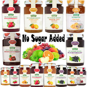 3 x Stute Diabetic Fruit Jams 430g No Sugar Added Jar (Choose Your Flavour) New