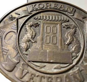 Belt Buckle Korean Veteran 2.5”x 3.5” - Picture 1 of 11