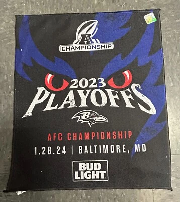 Juego Campeonato AFC 2023 Rally Toalla Ravens vs Kansas City Chiefs 28/01/24 Foto 1 de 2