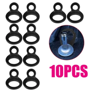 10X Stainless Steel Tie Down Strap Rings Point Securing For Motorcycle Dirt Bike - Picture 1 of 11
