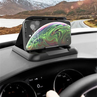 Car Accessories Dashboard Phone Mount Holder Stand For Phone GPS Black Silicone - Image 1 of 4