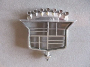 Cadillac Deville Skeleton Hood Ornament Crest Emblem - Picture 1 of 2
