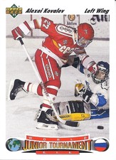 Alexei Kovalev 1991-92 Upper Deck Rookie Card # 655