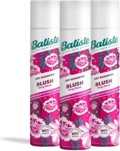 Batiste Dry Shampoo in Blush, Floral & Flirty Fragrance, 200ml (pack of 3) - Picture 1 of 6