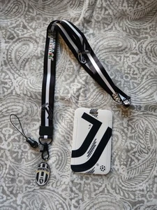 Llavero con cordón de fútbol Juventus con tarjetero - Imagen 1 de 2