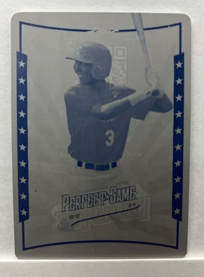 KODY CLEMENS 2014 Leaf Perfect Game Aflac Rookie Yellow Printing Plate 1/1 B6 - Image 1 of 2