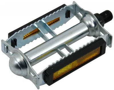 VP-378 bicicleta clássica rat trap BMX Roadcruiser pedais estilo vintage 1/2" Slvr - Imagem 1 de 2