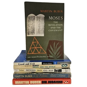 Lot - 6 VTG Martin Buber PB Israel & the World Moses Good & Evil On Judaism - Picture 1 of 24