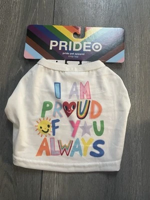 Camiseta sin mangas PRIDE Proud Of You Always para perro talla pequeña Foto 1 de 2