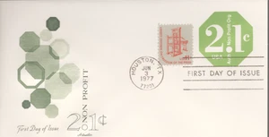 1977 First Day Stamped Envelope - Scott # U578 - Artmaster Cachet - Bild 1 von 1