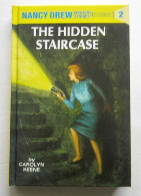 Nancy Drew #2 The Hidden Staircase ~ Carolyn Keene Flashlight Mystery HB Book - Imagem 1 de 3
