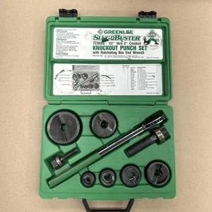 Greenlee 7238SB Slug-Buster Knockout Kit con Juego de punzones de llave de trinquete 1/2"-2" - Imagen 1 de 17