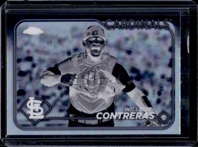 2024 Topps cromo Willson Contreras refractor negativo #234 Cardinals Foto 1 de 2
