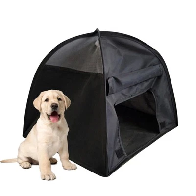 Dog Cat Foldable Sun Protection Tent Outdoor Pet Breathable Shade Shelter House - Image 1 of 4