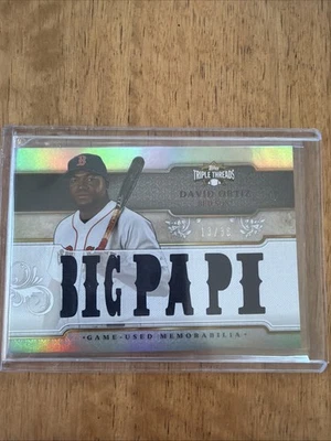 2014 Topps Triple Threads Baseball David Ortiz Big Papi Relic Jersey 13/36! - Image 1 of 2