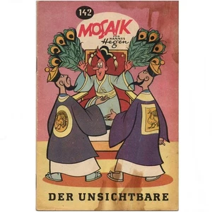 Mosaik DDR Comics Heft Nr 142 September 1968 von Hannes Hegen Der Unsichtbare - Picture 1 of 12