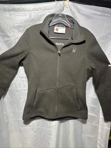 Spyder Größe M Core Damenpullover gebraucht, in einwandfreiem Zustand dunkelgrün - Bild 1 von 8