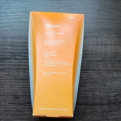 Murad Multi-Vitamin Clear Coat Broad Spectrum SPF 50 | PA++++ 1.7 oz Exp 01/26 - Image 1 of 2